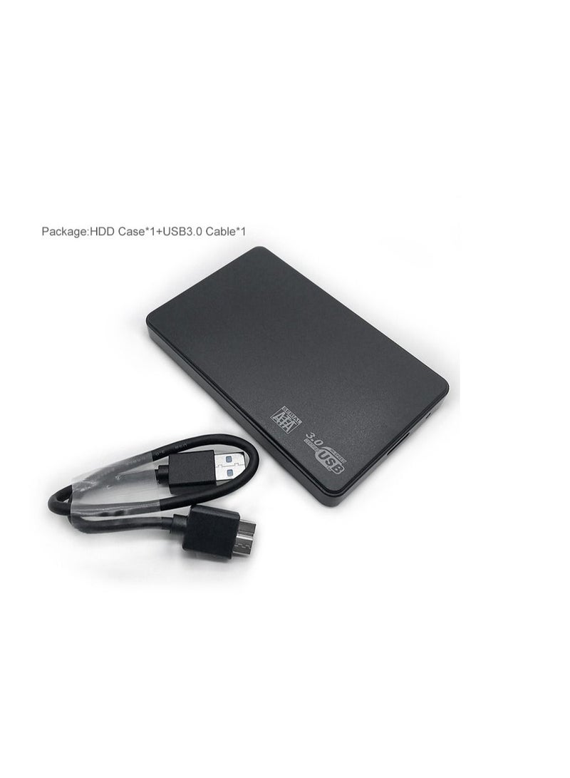Enclosure Portable Mobile Hard Drive Cases for SSD External Storage With USB3.0/2.0 Cable ABS