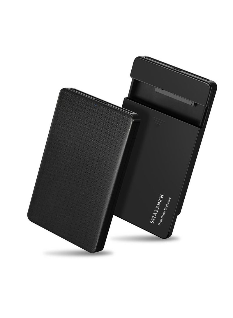 Portable C Type Hard Disk Drive External HDD Enclosure Case Tool Free 5 Gbps Support