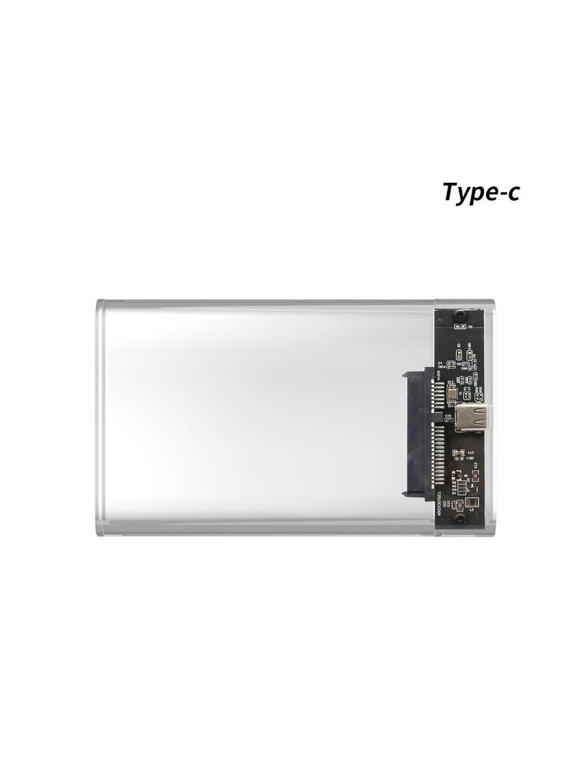Transparent HDD Case for hard drive Super Speed USB 3.0 Gen 1 Mobile External Hard Drive Case