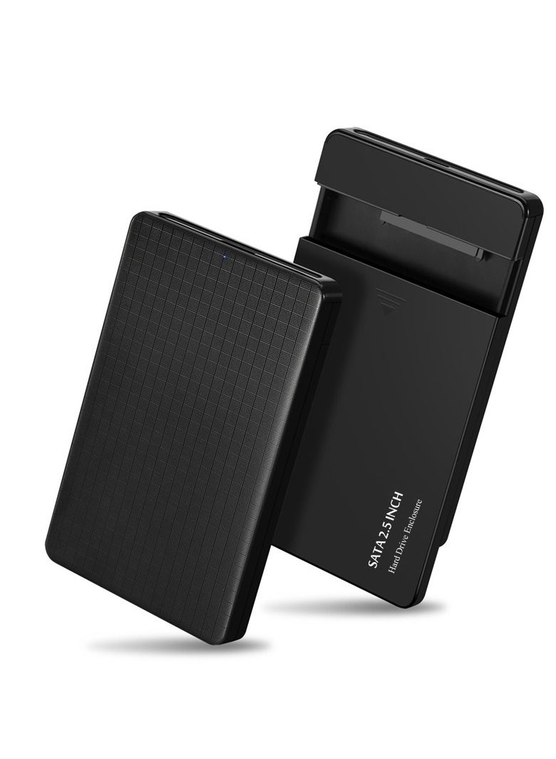 Portable C Type Hard Disk Drive External HDD Enclosure Case Tool Free 5 Gbps Support