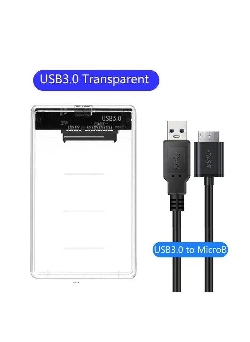 Portable C Type Hard Disk Drive External HDD Enclosure Case Tool Free 5 Gbps Support