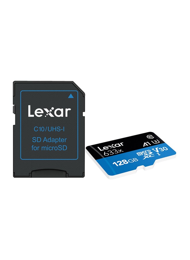 Micro SDXC Class10 Memory Card With Adapter Blue/Black