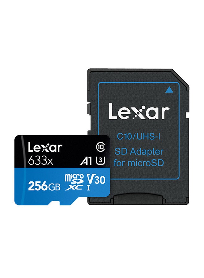 Micro SDXC Class10 Memory Card With Adapter Blue/Black