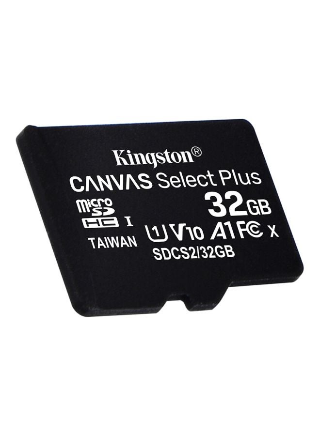 Canvas Select Plus MicroSD UHS-1 Memory Card Black