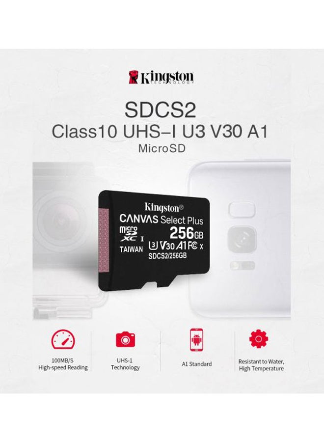 Canvas Select Plus MicroSD UHS-1 Memory Card 256 GB