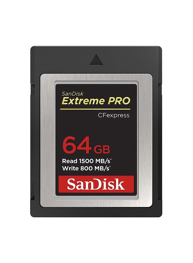 Extreme PRO CFexpress Card Type B,, 1500MB/s Read, 800MB/s Write 64.0 GB