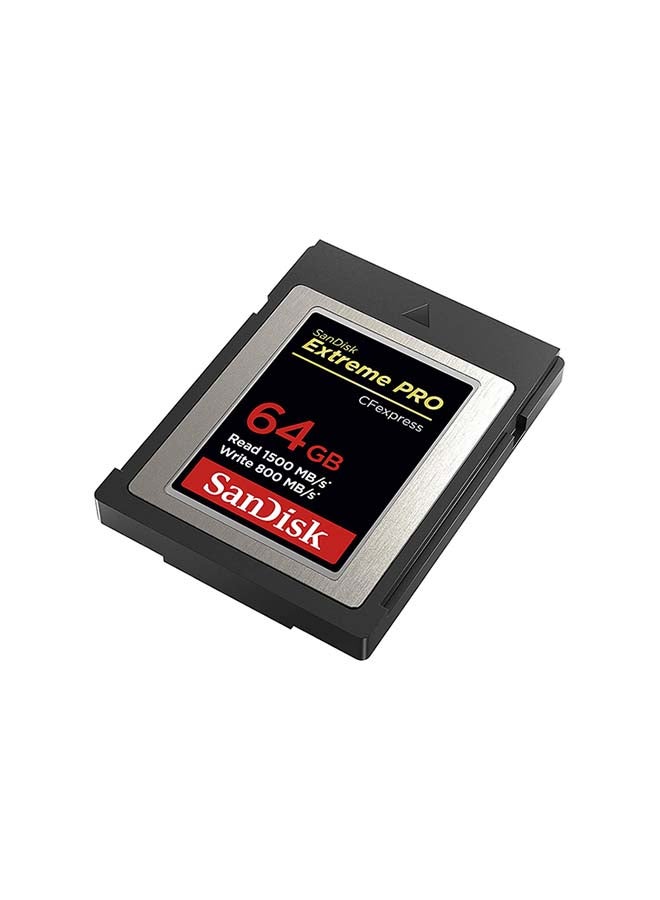 Extreme PRO CFexpress Card Type B,, 1500MB/s Read, 800MB/s Write 64.0 GB