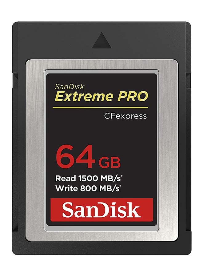 Extreme PRO CFexpress Card Type B,, 1500MB/s Read, 800MB/s Write 64.0 GB