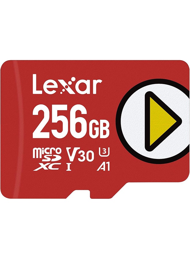 PLAY 256GB Micro SD Card, microSDXC UHS-I Card, Up To 150MB/s Read, TF Card Compatible-with Nintendo-Switch, Portable Gaming Devices, Smartphones And Tablets ( LMSPLAY256G-BNNNG) 256 GB