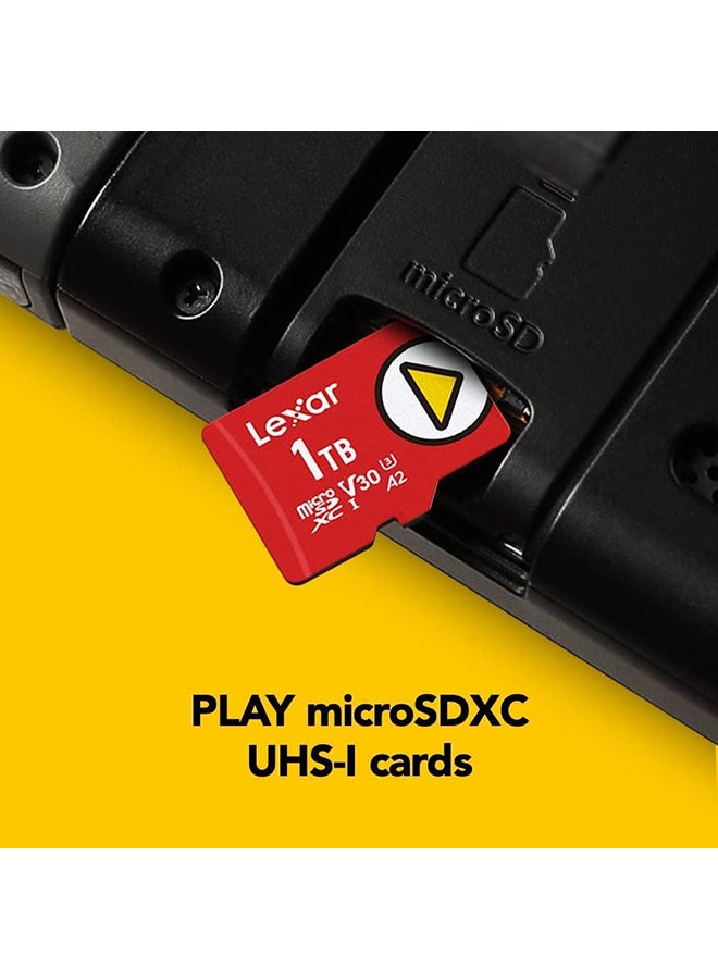 PLAY 256GB Micro SD Card, microSDXC UHS-I Card, Up To 150MB/s Read, TF Card Compatible-with Nintendo-Switch, Portable Gaming Devices, Smartphones And Tablets ( LMSPLAY256G-BNNNG) 256 GB