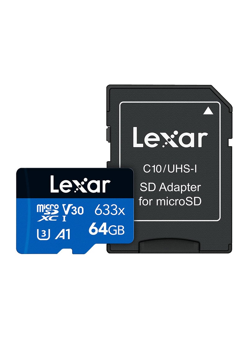 633x Micro SDHC/SDXC UHS-I Card 64 GB