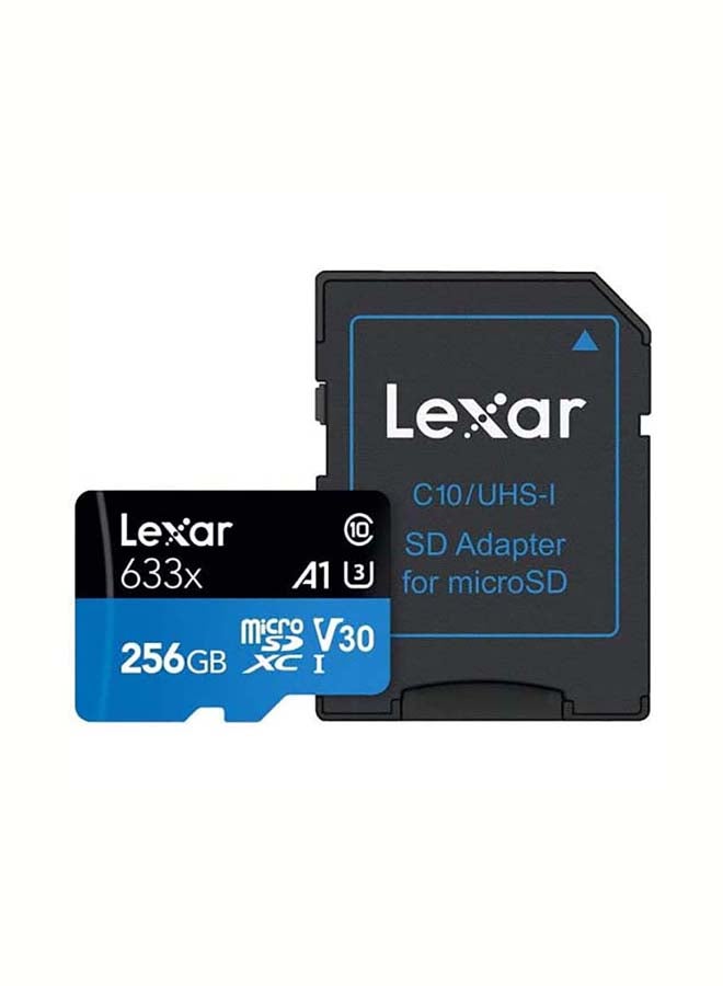 633x Micro SDHC/SDXC UHS-I Card 256.0 GB