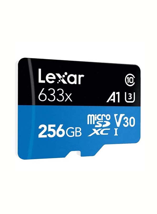 633x Micro SDHC/SDXC UHS-I Card 256.0 GB