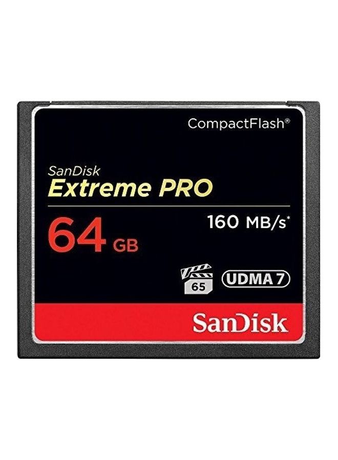 Extreme PRO CF 160MB/s 64 GB VPG 65, UDMA 7 64.0 GB