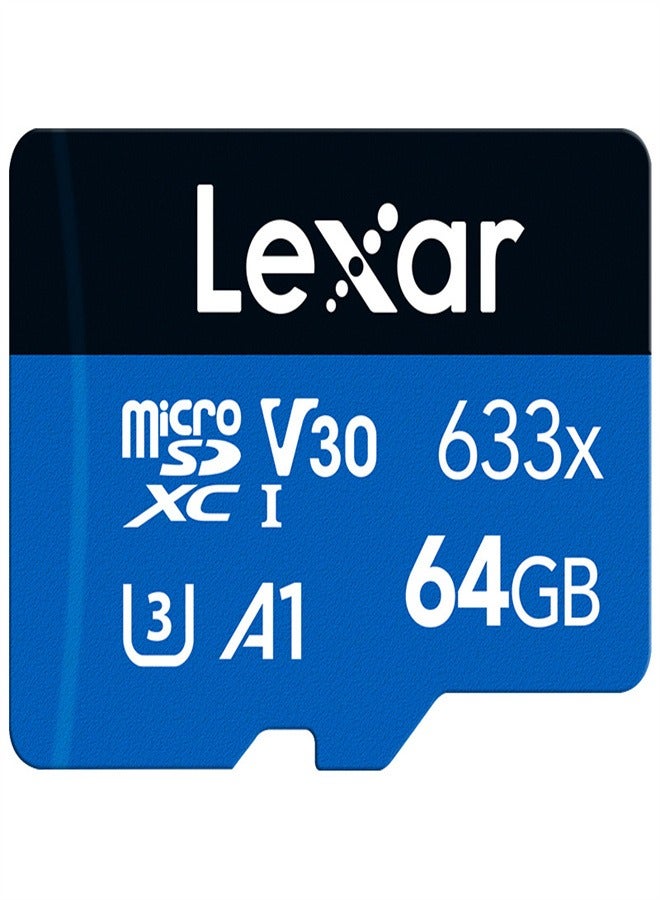 633x TF Card High-performance Micro SD Card Class10 U3 A1 V30 High Speed TF Card For Phone Camera Dashcam 64 GB