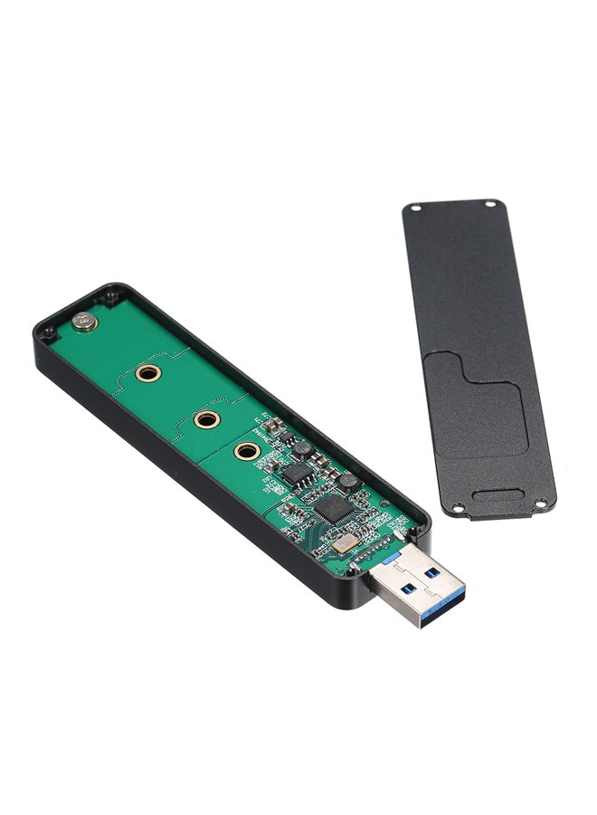 USB3.0 Type-A NGFF(M.2) SSD Enclosure Black/Silver