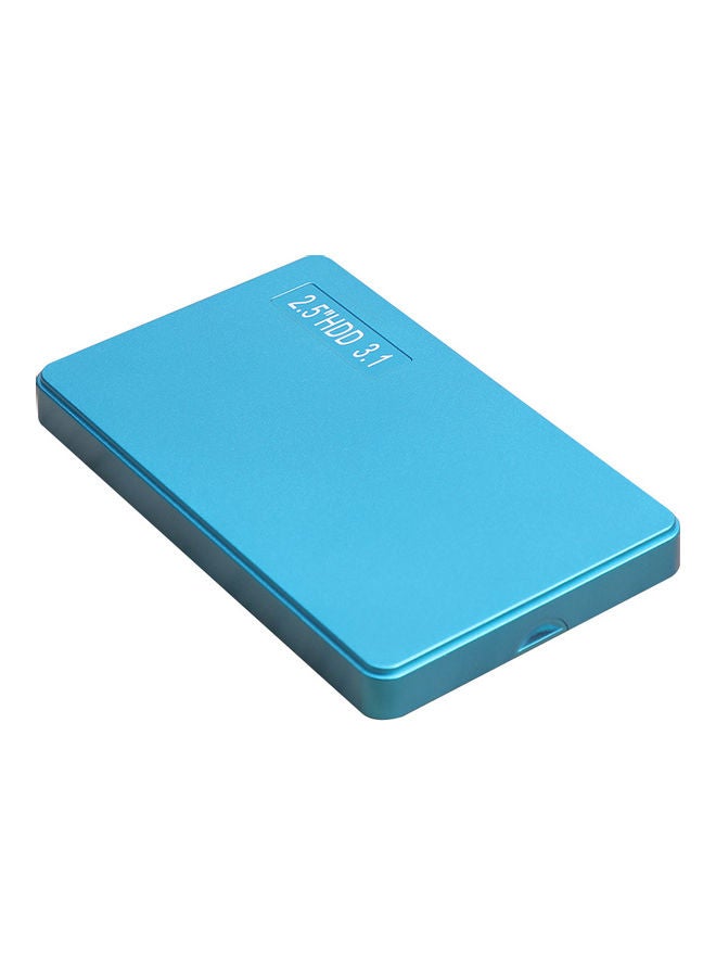 External Hard Disk Drive Light Blue