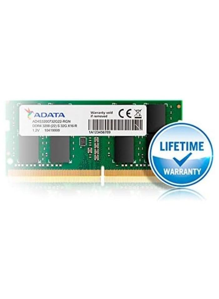 ADATA Premier 16GB DDR4 3200MHz Memory RAM Single for Laptop