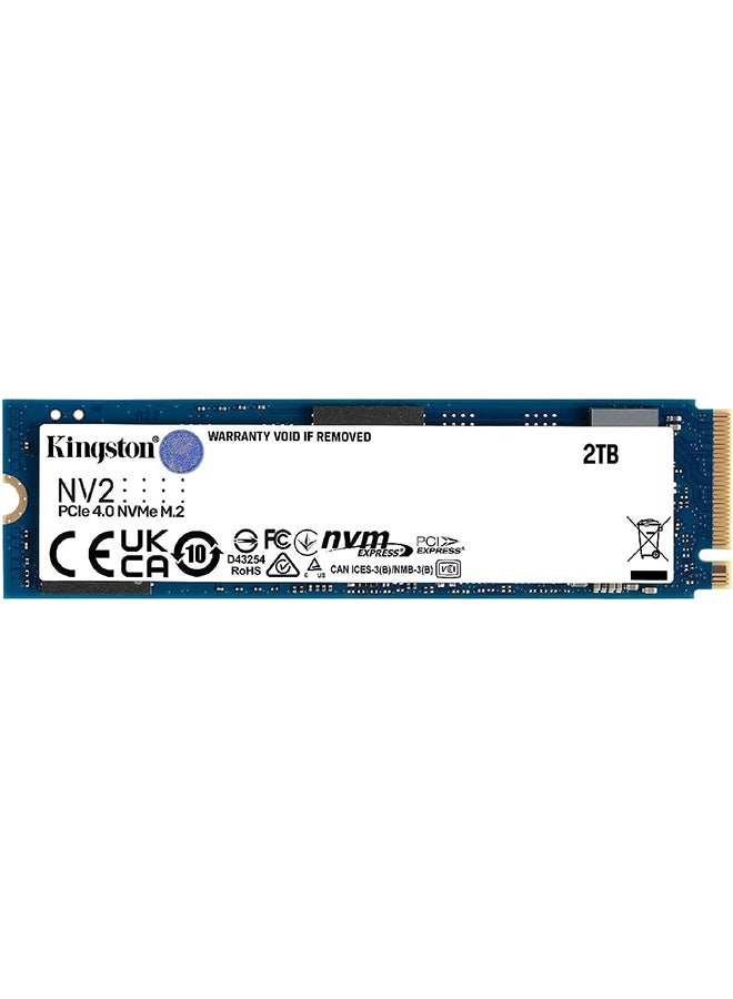 NV2 2TB M.2 2280 NVMe Internal SSD, Up to 3500MB/s Read / 2800MB/s Write Speed, Gen 4x4 NVMe PCIe Performance, 2.17G Vibration Operating | SNV2S/2000G 2 TB