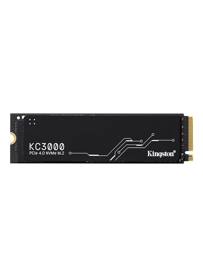 KC3000 2TB M.2 2280 Internal SSD, Up to 7000MB/s Read &Write Speed, PCIe 4.0 x4 NVMe 3D TLC, 1.6PBW Terabytes, Heatsink, Low Profile, Black | SKC3000D/2048G 2 TB