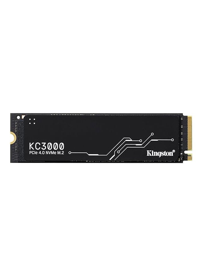 KC3000 4096GB M.2 2280 Internal SSD, Up to 7000MB/s Read &Write Speed, PCIe 4.0 x4 NVMe 3D TLC, 3.2PBW Terabytes, Heatsink, Low Profile, Black | SKC3000D/4096G 4 TB