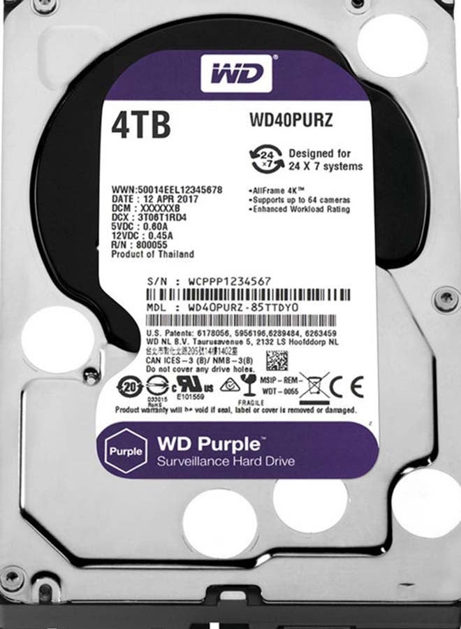 Surveillance Hard Disk Drive 4 TB