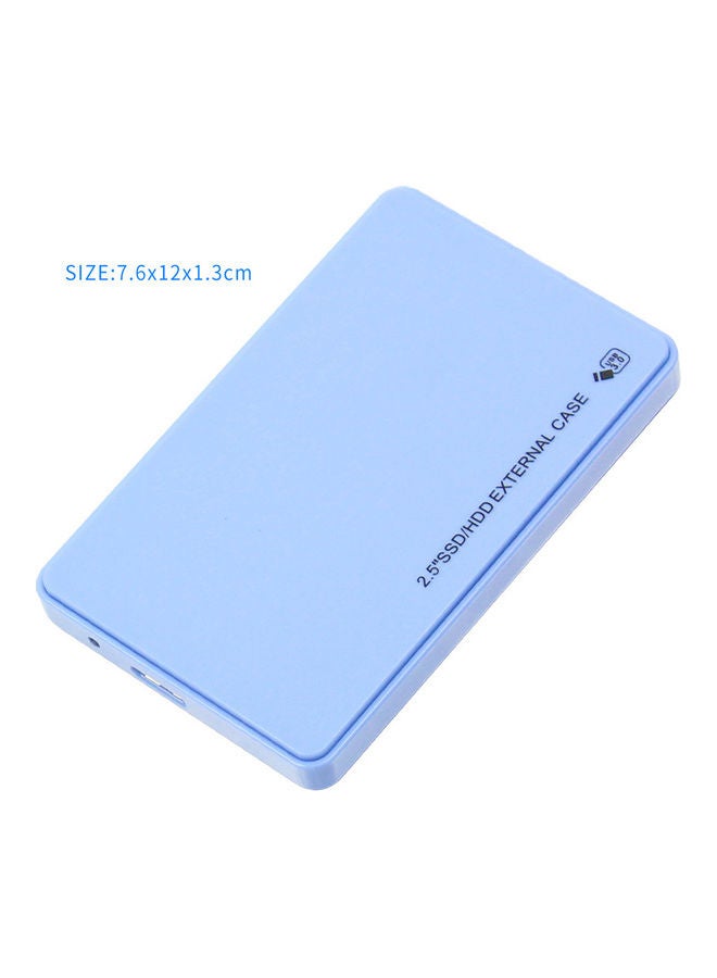 SSD/HDD External Case Blue