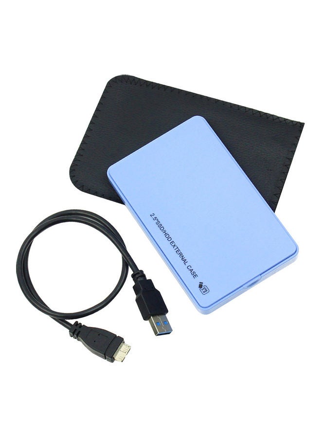 SSD/HDD External Case Blue