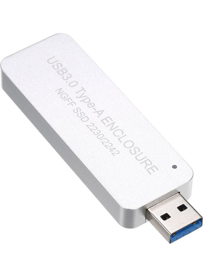 USB3.0 Type-A Enclosure Silver