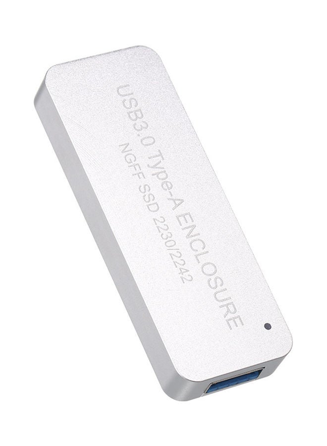 USB3.0 Type-A Enclosure Silver