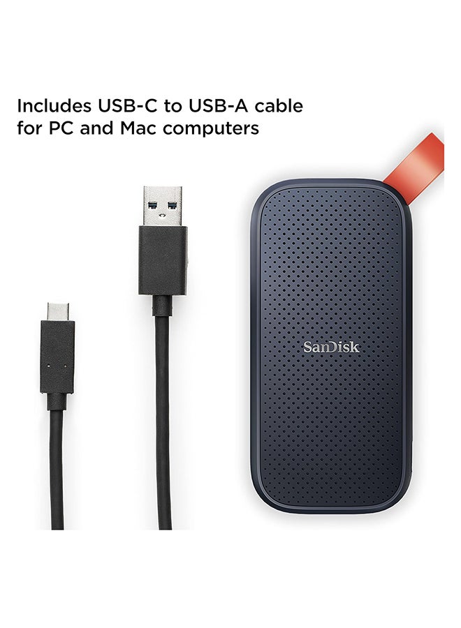 Portable SSD - Up to 800MB/s, USB-C, USB 3.2 Gen 2 - SDSSDE30-2T00-G26 2 TB