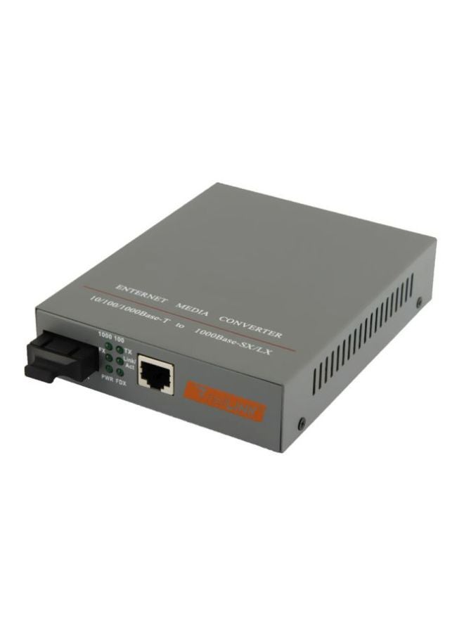 Single Mode Gigabit Adaptive Optical Transceiver Grey/Black