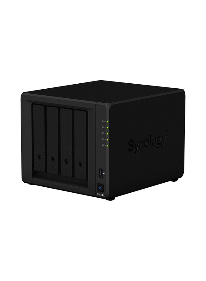 4 Bay NAS DiskStation DS420+ (Diskless), 4-Bay; 2GB DDR4 Black