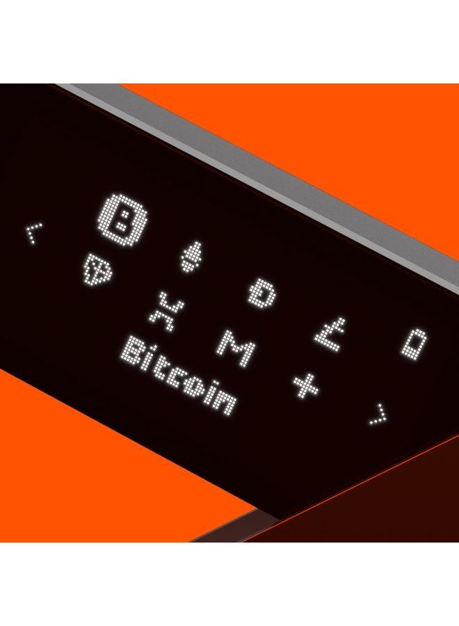 Nano X Hardware Wallet | Safest Crypto & NFT Cold Storage, Big Screen + Wireless Bluetooth & Type-C Connectivity, 5000+ Coins Supported, for iOS & Android, MacOS & Windows - Black