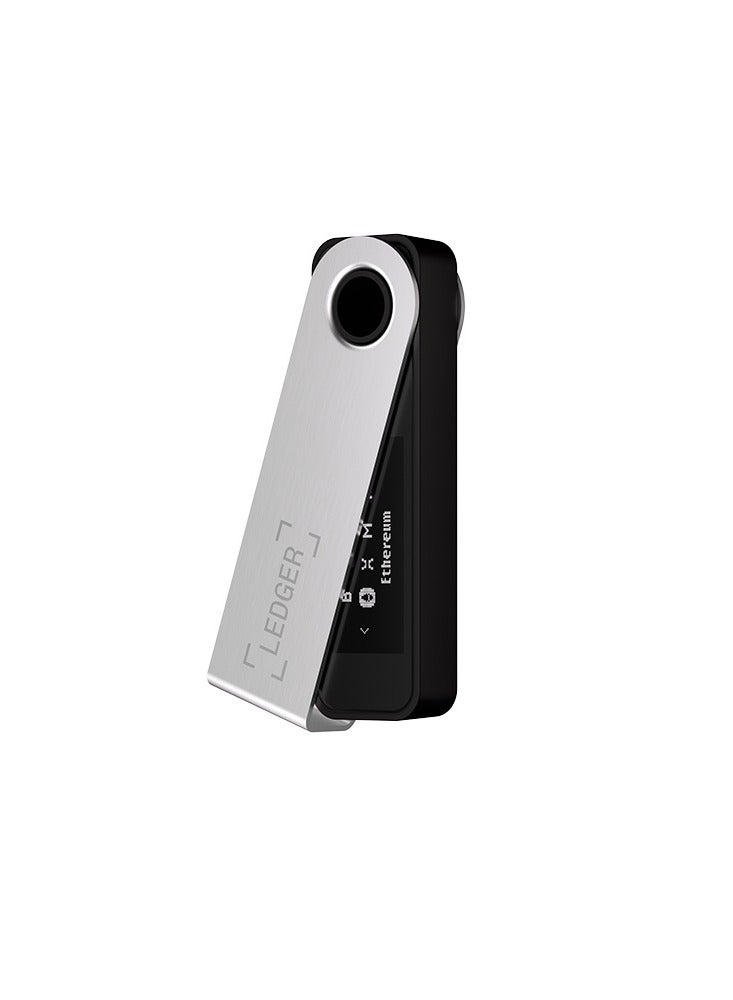 Nano S Plus Hardware Wallet | Safest Crypto & NFT Cold Storage, OLED Screen, Type-C Connectivity, 5000+ Coins Supported, for Android, MacOS & Windows - Black