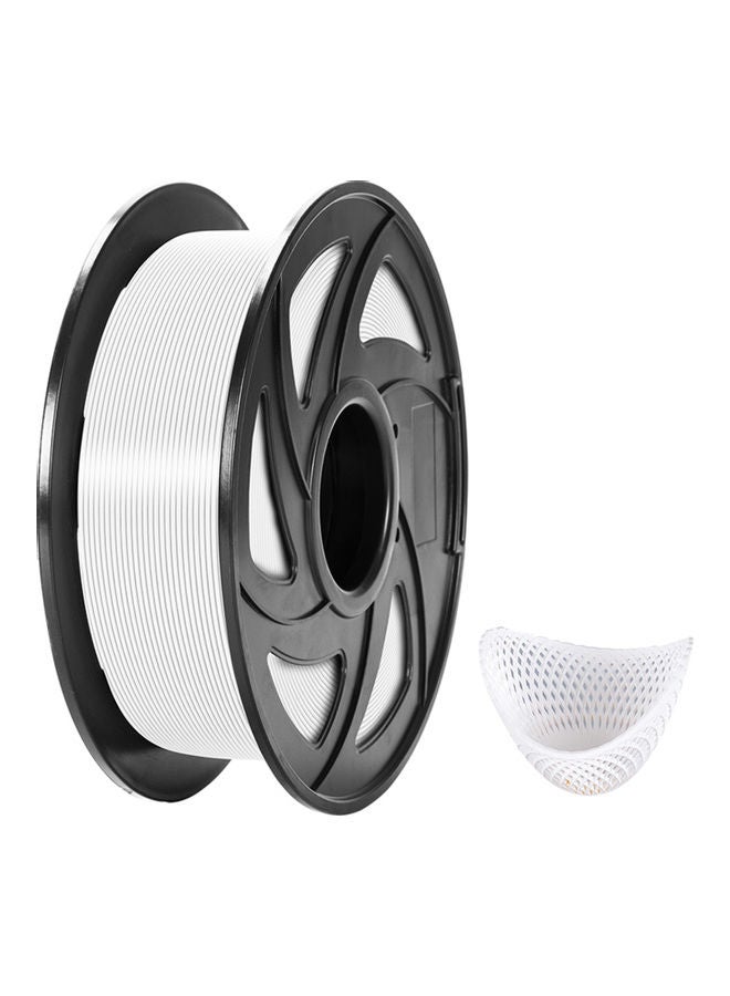 1.75mm 3D Printer Filament White/Black