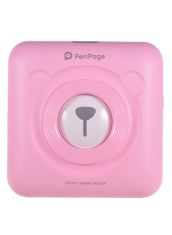 Mini Pocket Wireless Receipt Printer Pink
