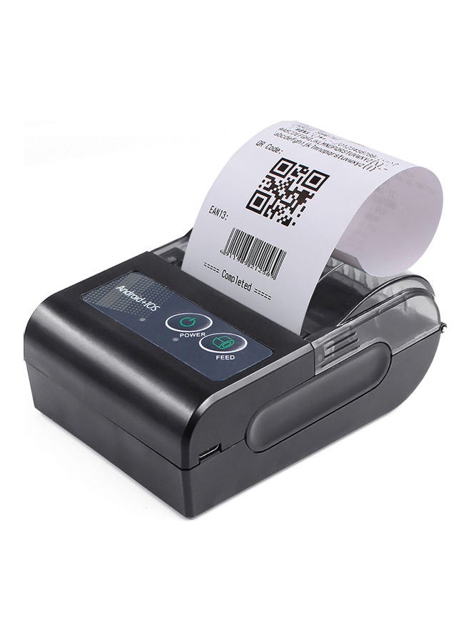 Mini Portable Thermal Printer Black