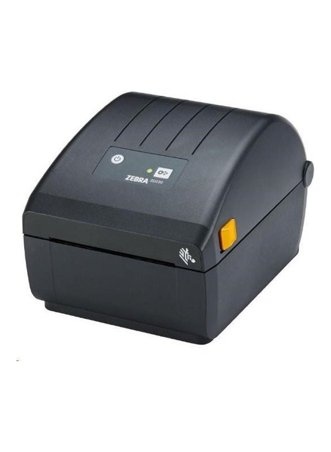 USB Connected Barcode Printer Black