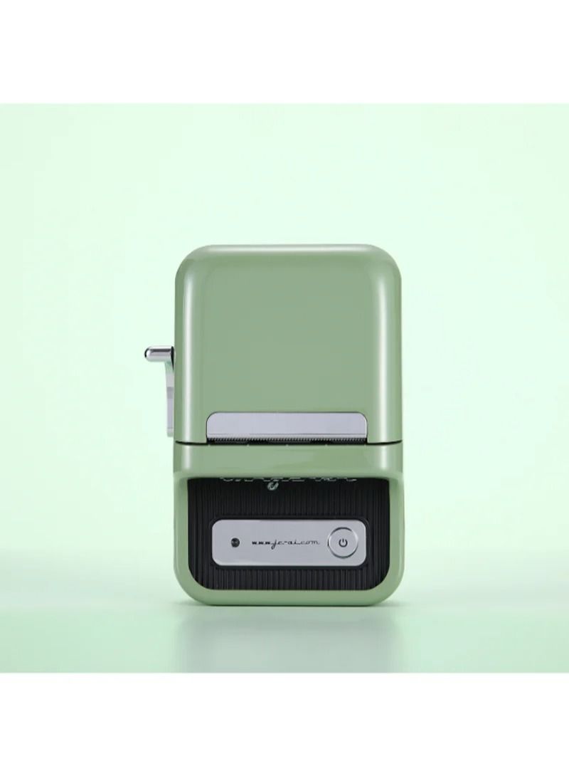 Portable Wireless BT Thermal Label Printer With RFID Recognition Avocado Green