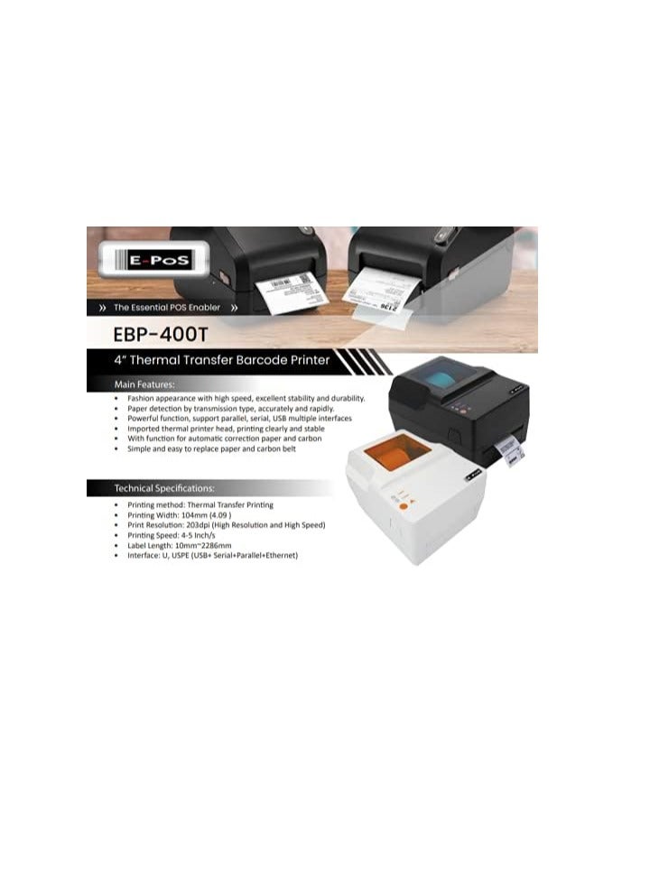 E-PoS Barcode Printer EBP-400T