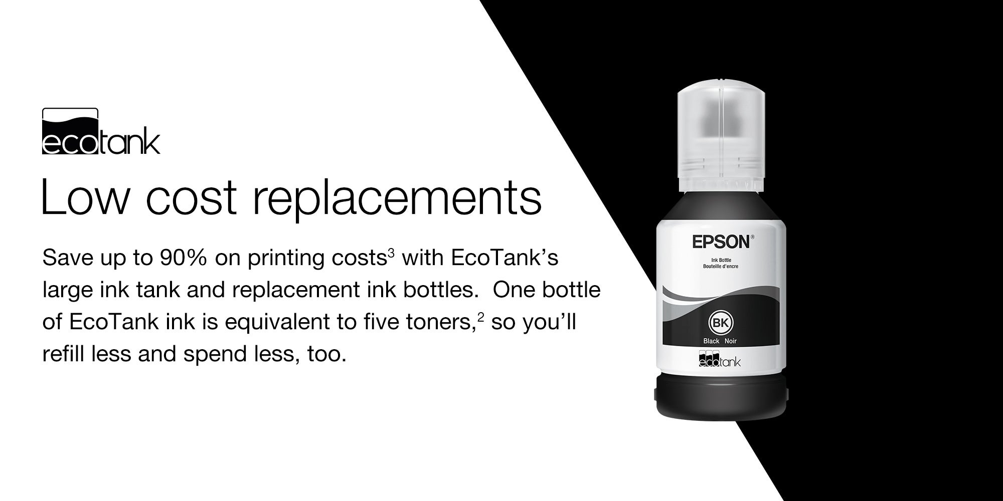 Ecotank Monochrome Printer Silver/Black