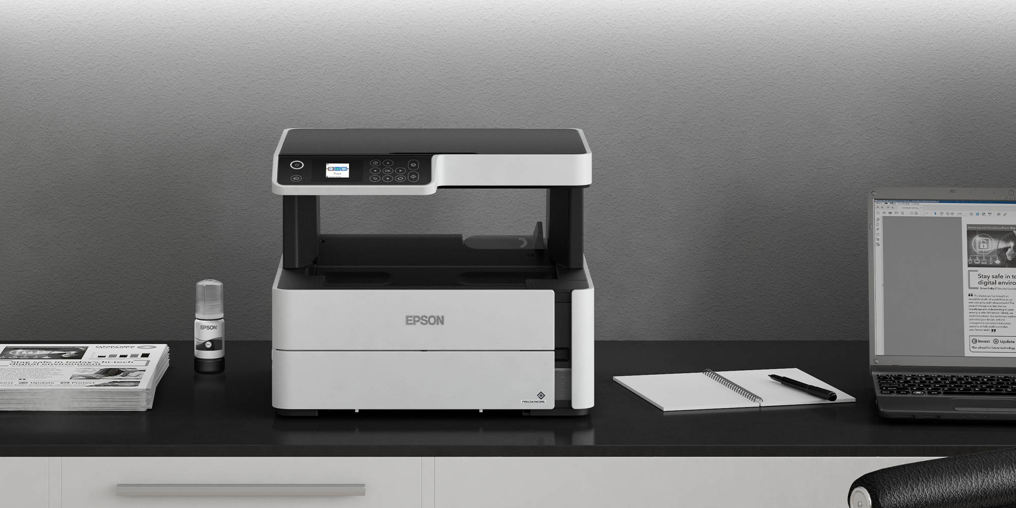 3-In-1 Monochrome Printer White/black