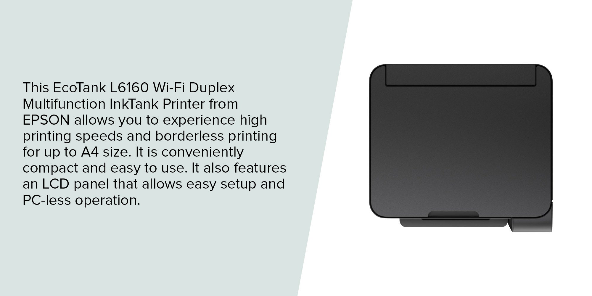 L6160 Wi-fi Duplex All-in-one Ink Tank Printer Black