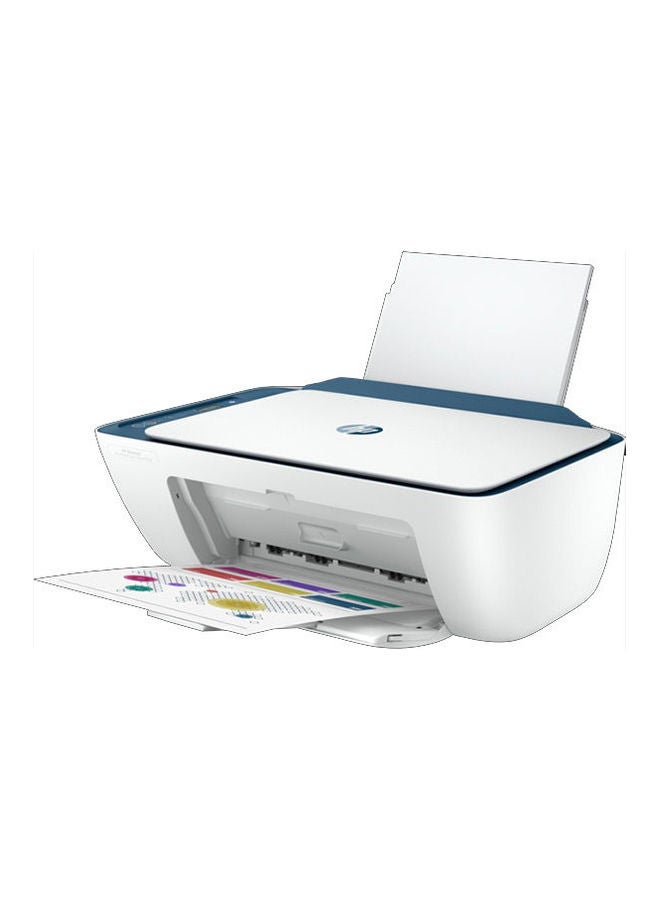 DeskJet Ink Advantage Ultra 4828 All-In-One Printer Wireless, Print, Scan, Copy, Print Upto 2600 Black Or 1400 Color Pages, White/Blue [25R76A] Navy Blue-White