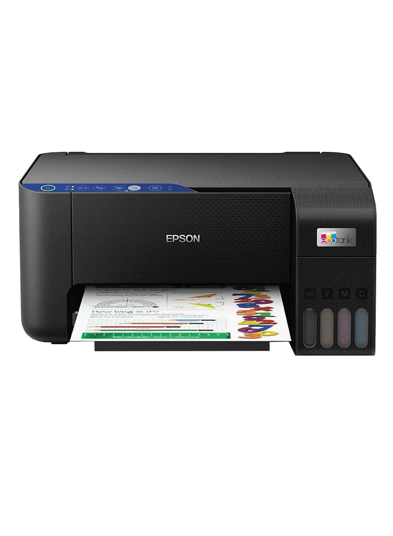 EcoTank L3251, 3-In-1 Home Printer With Wifi And SmartPanel + Business Paper (80g, 2500 Sheets) Black