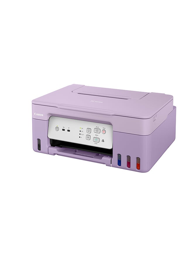 Canon PIXMA G3430 Wireless Colour 3-in-1 Refillable MegaTank Printer, Purple Purple