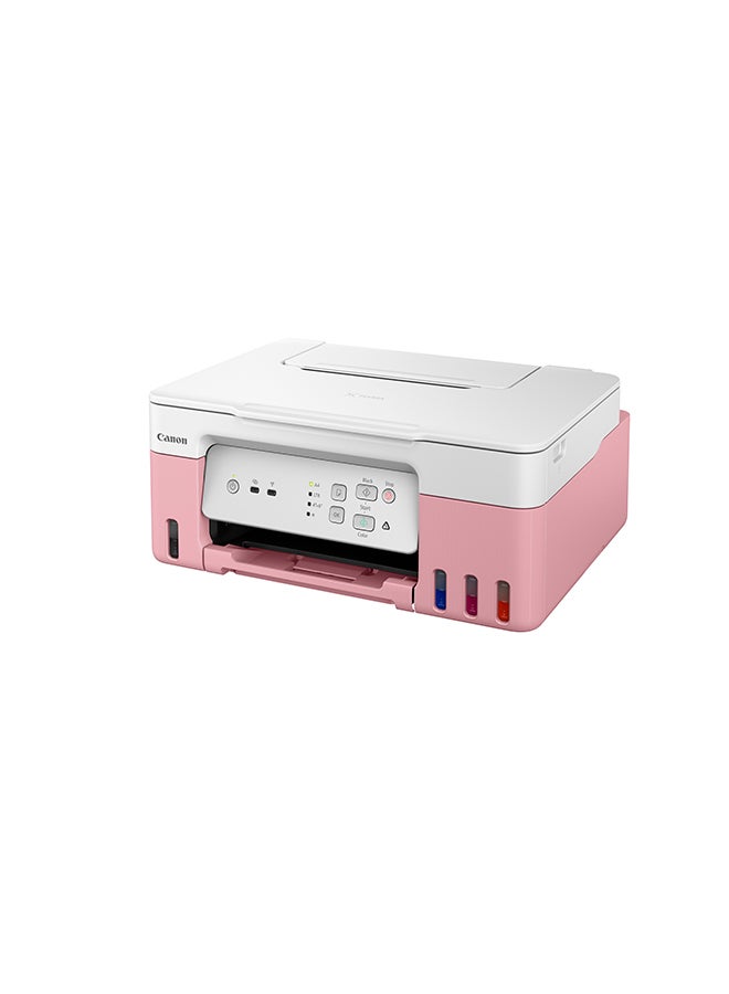 Canon PIXMA G3430 Wireless Colour 3-in-1 Refillable MegaTank Printer, Pink