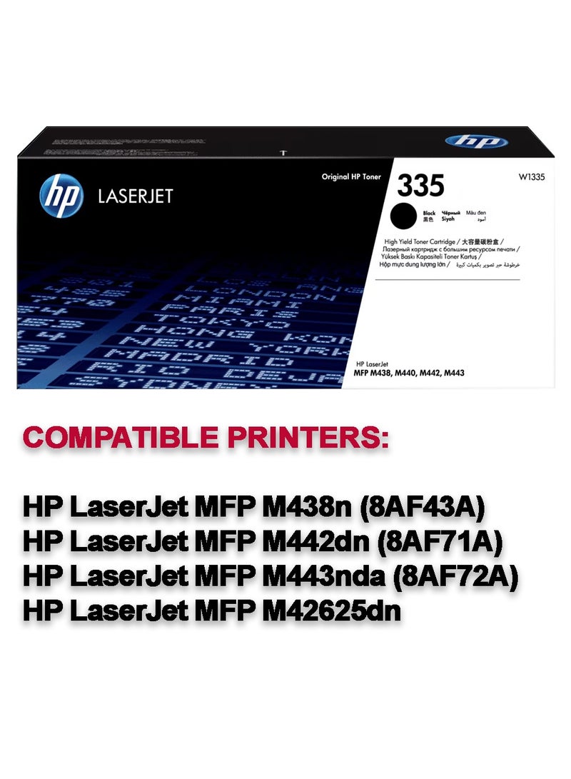 Original LaserJet Toner Cartridge W1335A Black