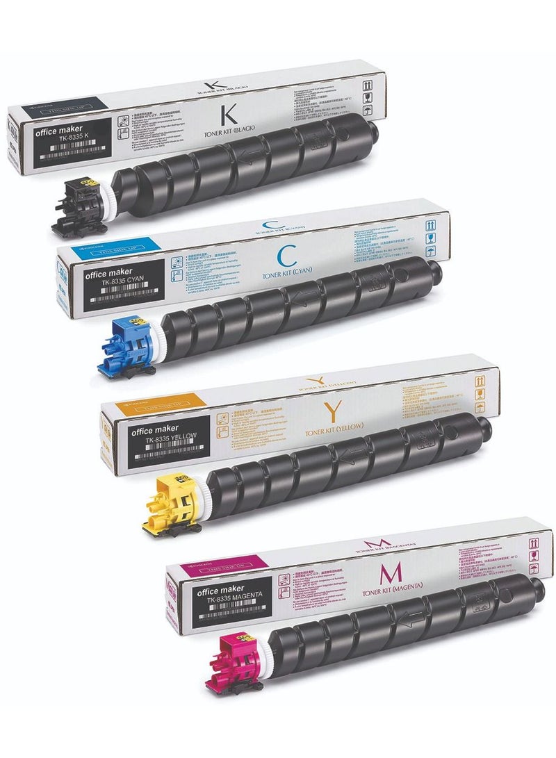 Office Maker TK-8335 Toner for TASKalfa 3252ci TASKalfa 3253ci - Full Set